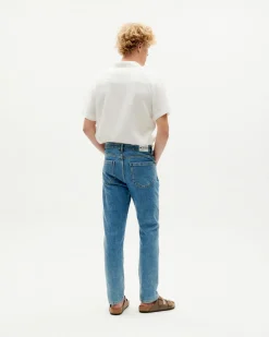 Jeans slim fit light blue 5 Pockets