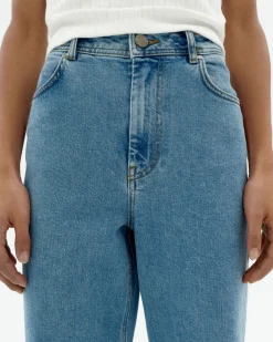 Jeans tiro alto light blue Theresa