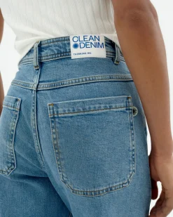 Jeans tiro alto light blue Theresa