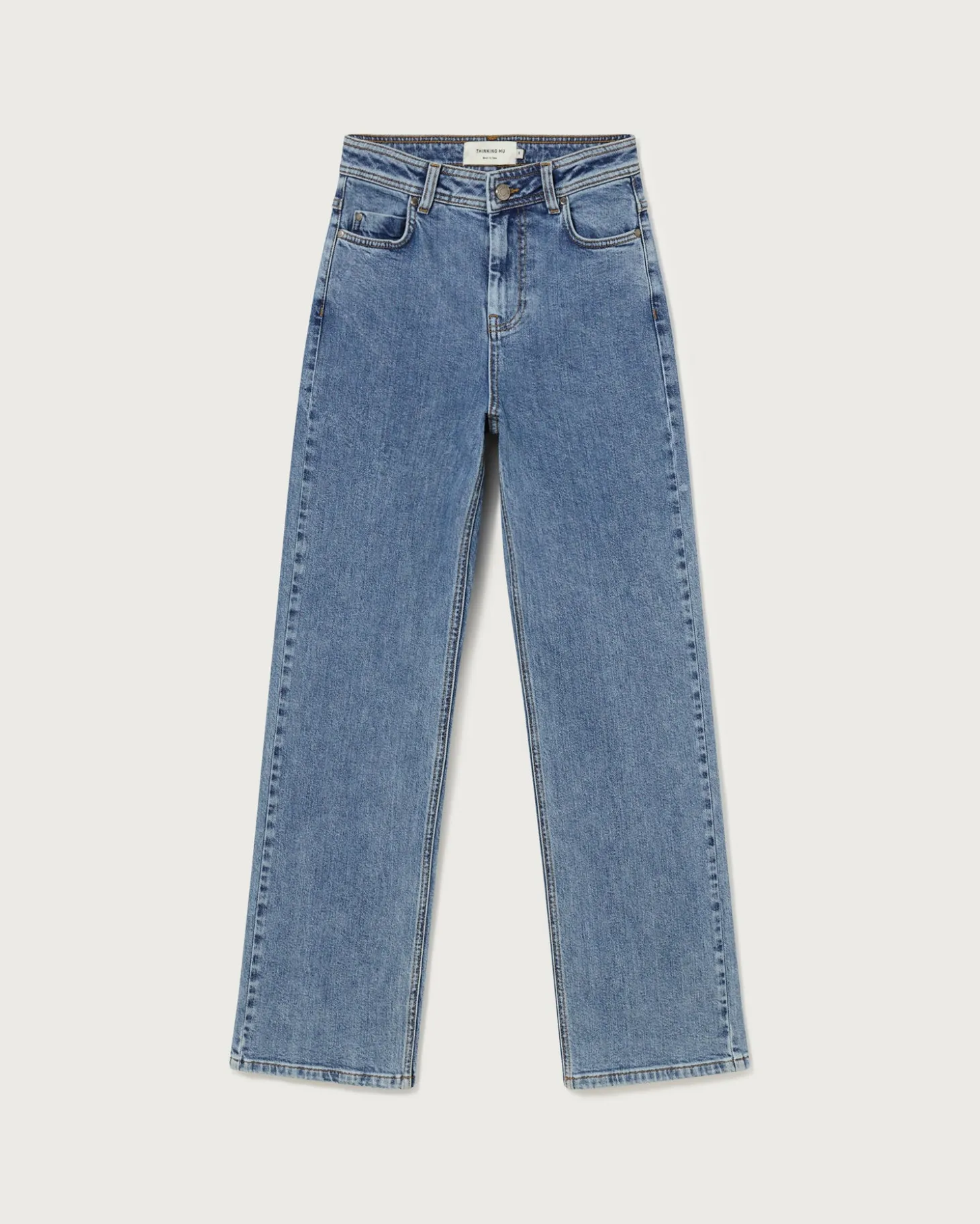 Jeans tiro alto light blue Theresa