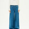 Jeans wide leg classic blue Hedda