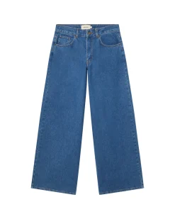 Jeans wide leg classic blue Hedda