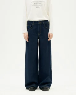 Jeans wide leg dark navy Hedda