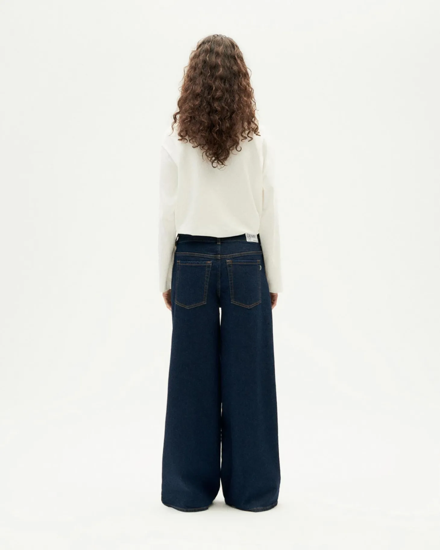 Jeans wide leg dark navy Hedda