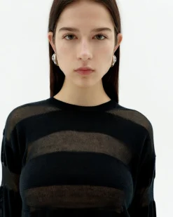 Jersey semitransparente negro Be