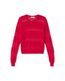 Jersey semitransparente rojo Be