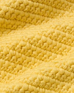 Mini bolso amarillo crochet tejido a mano