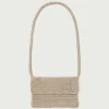 Mini bolso crudo crochet tejido a mano