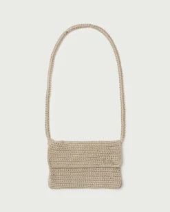 Mini bolso crudo crochet tejido a mano