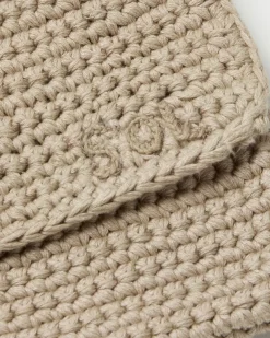 Mini bolso crudo crochet tejido a mano
