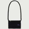 Mini bolso navy crochet tejido a mano