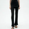 Pantalón punto comfy Ecovero negro Naia