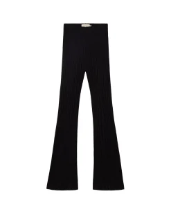 Pantalón punto comfy Ecovero negro Naia
