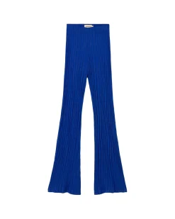 Pantalón punto comfy Ecovero azul Naia