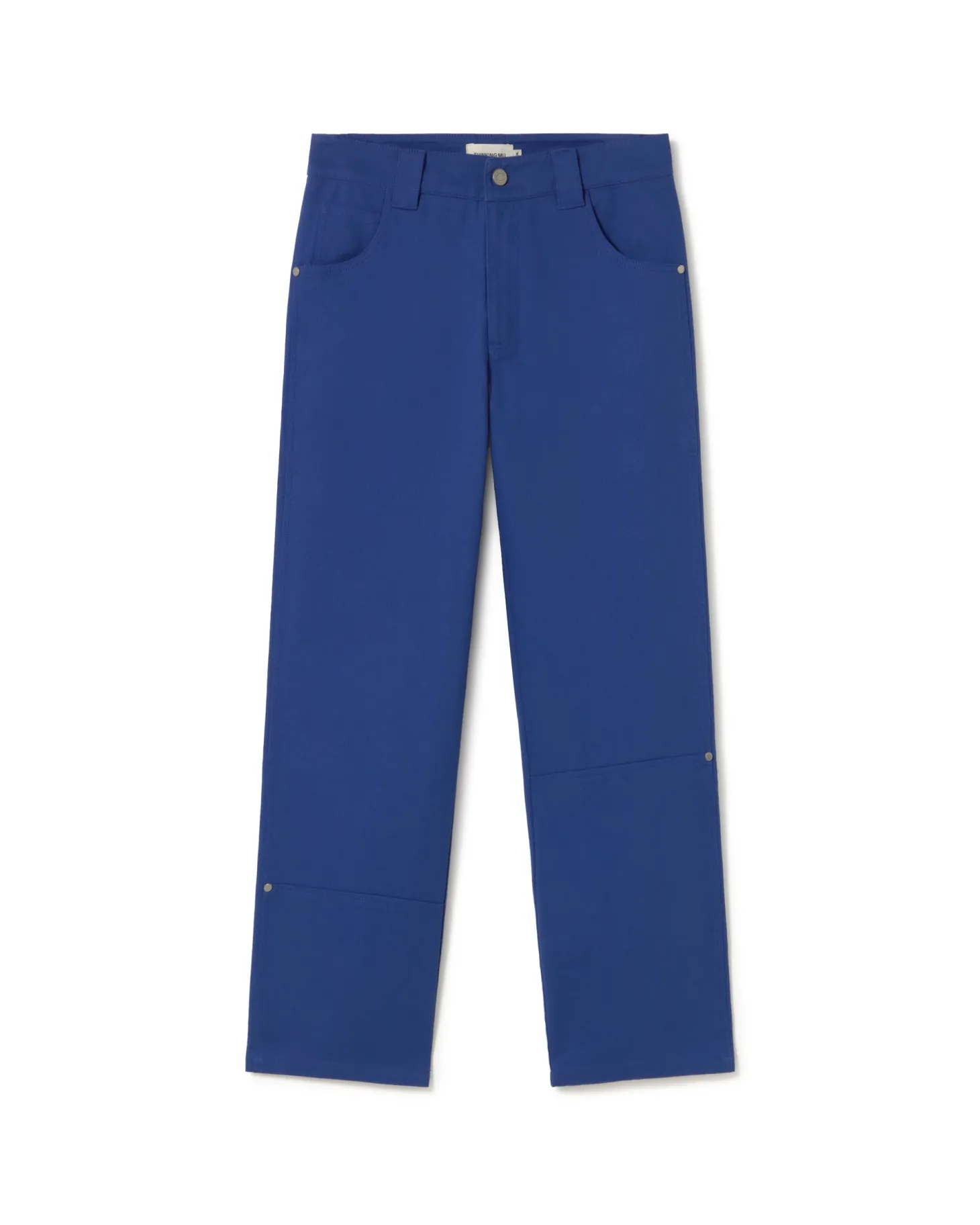 Pantalón recto azul Perle
