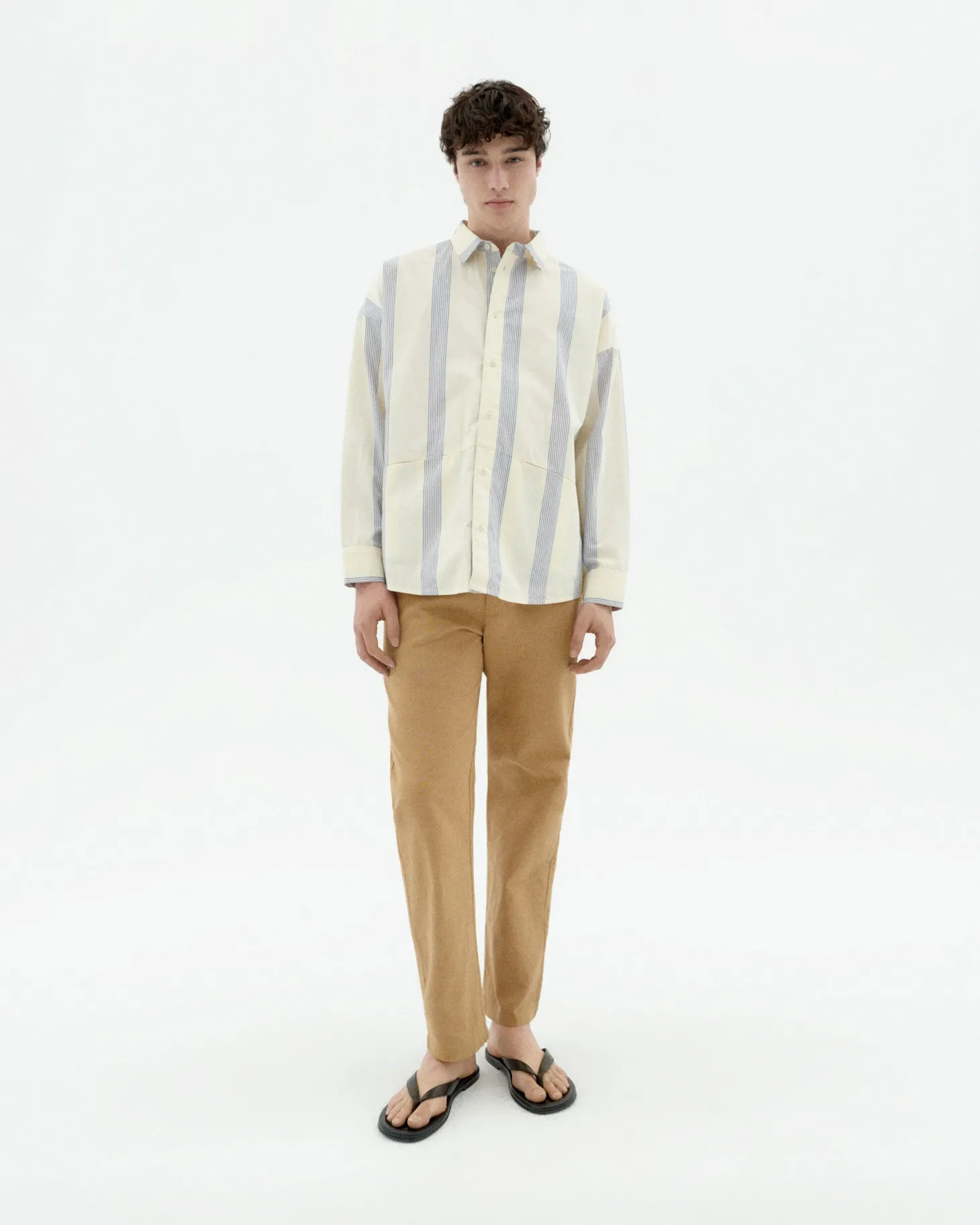 Pantalón recto beige Travel Light
