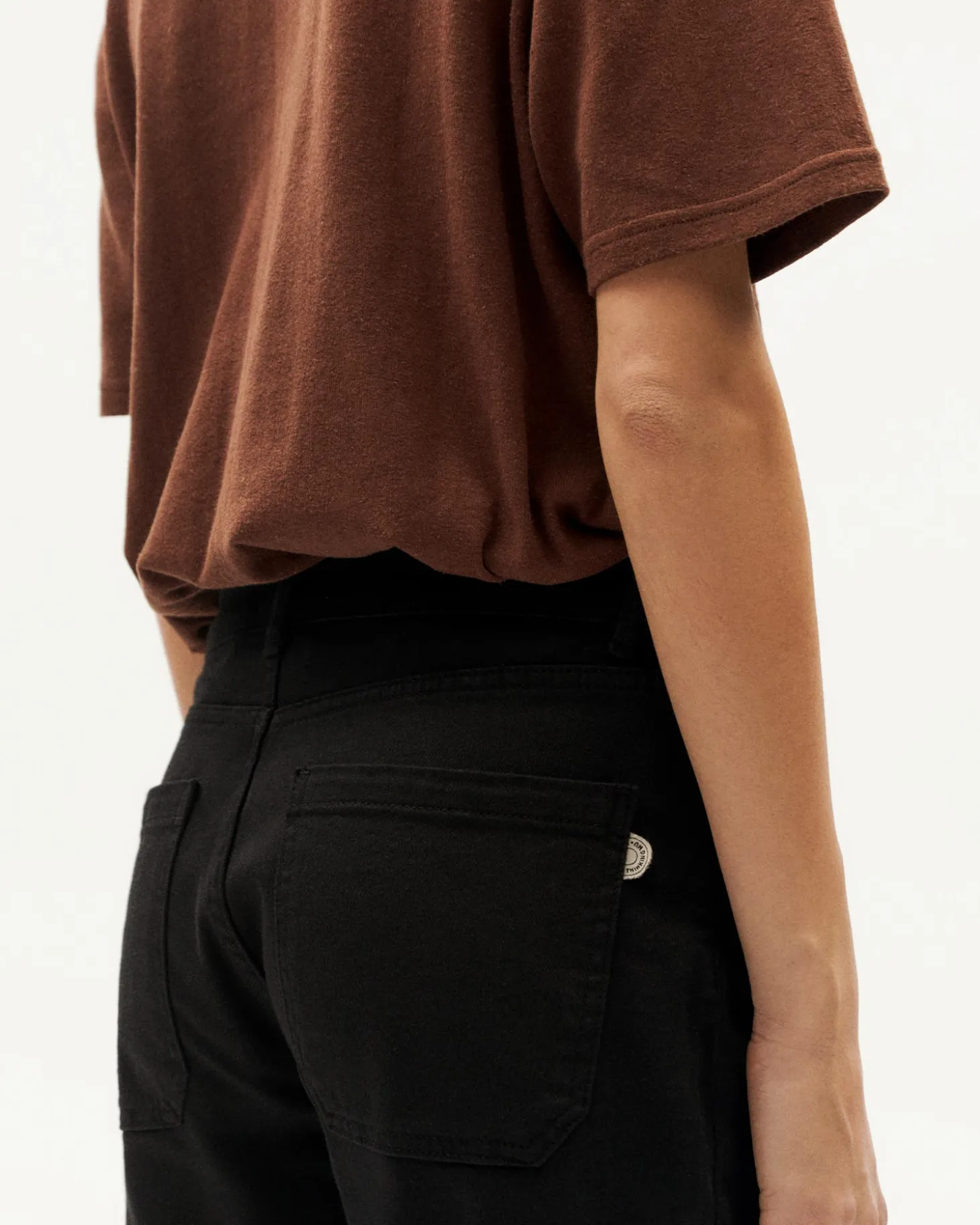 Pantalón recto negro Nele