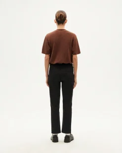 Pantalón recto negro Nele