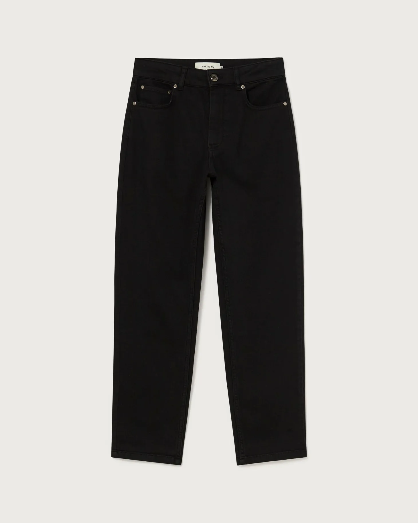 Pantalón recto negro Nele