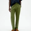 Pantalón recto verde Travel Light