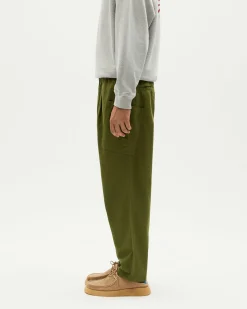 Pantalón relaxed cargo verde Max