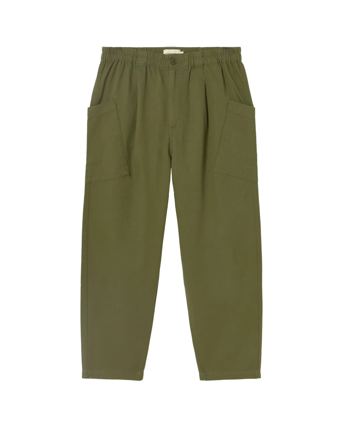 Pantalón relaxed cargo verde Max