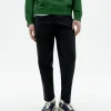 Pantalón relaxed pinza negro Moero