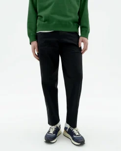 Pantalón relaxed pinza negro Moero