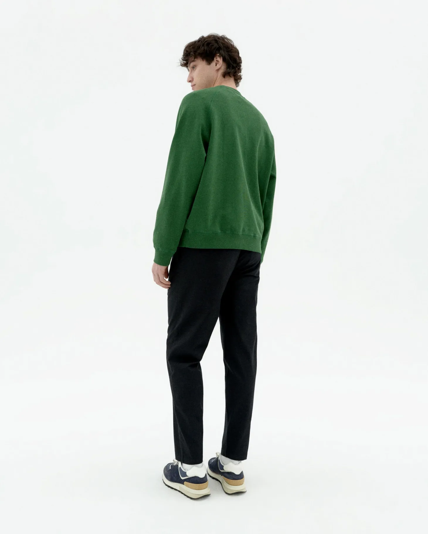 Pantalón relaxed pinza negro Moero