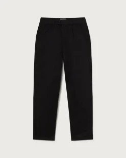 Pantalón relaxed pinza negro Wotan
