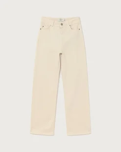 Pantalón tiro alto crudo Theresa