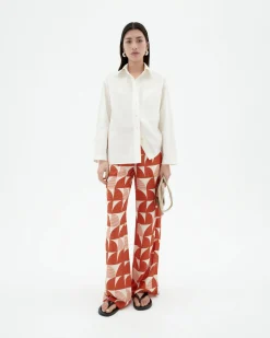 Pantalón wide leg estampado Ecovero shurberry Manolita