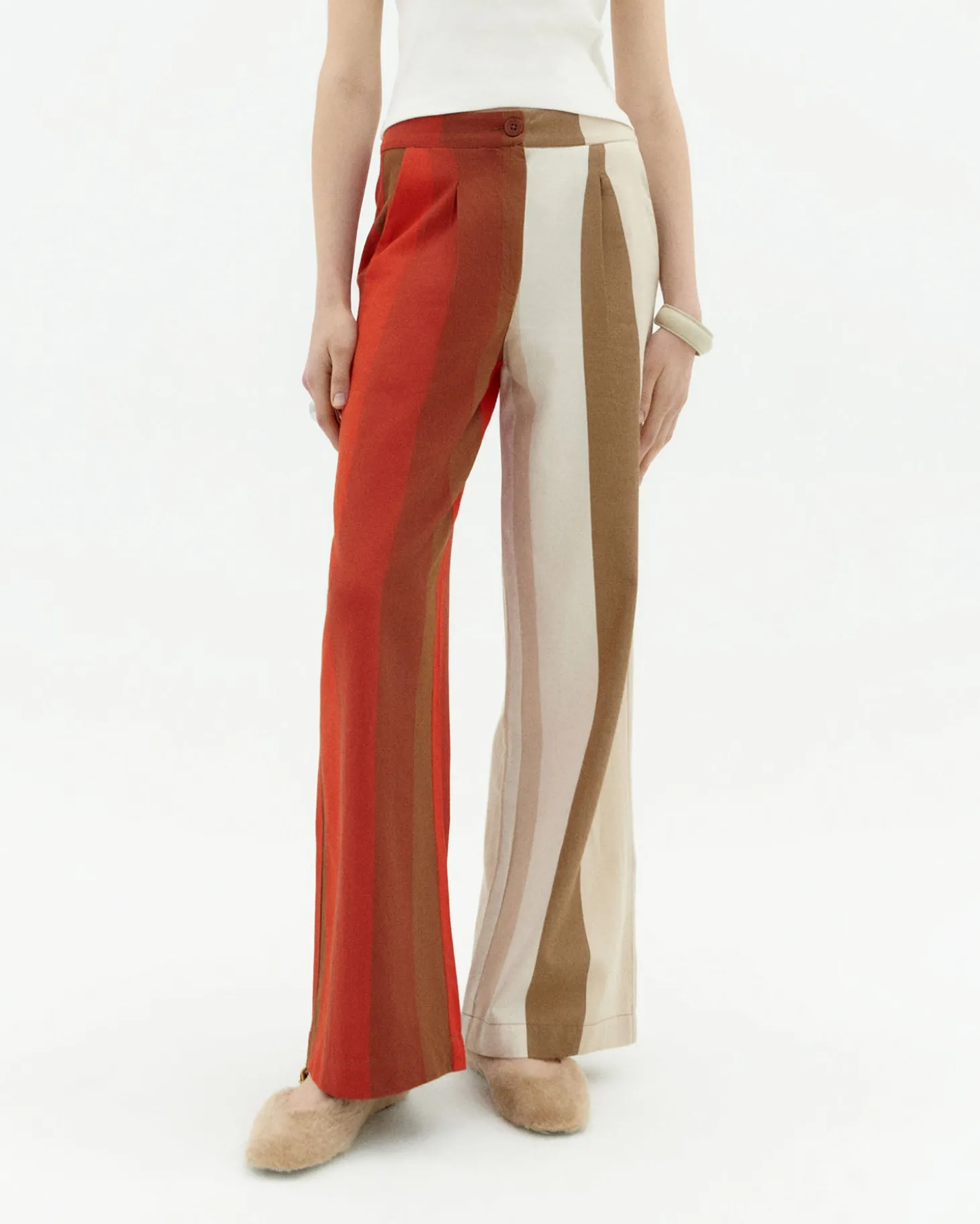 Pantalón wide leg rayas sandfire Manolita