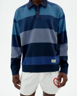 Polo rayas azul Bob