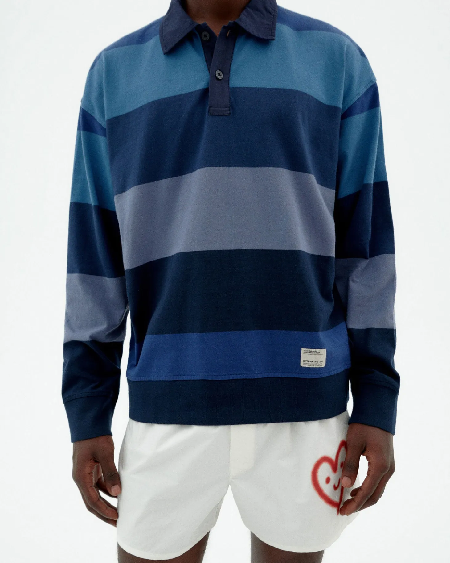 Polo rayas azul Bob