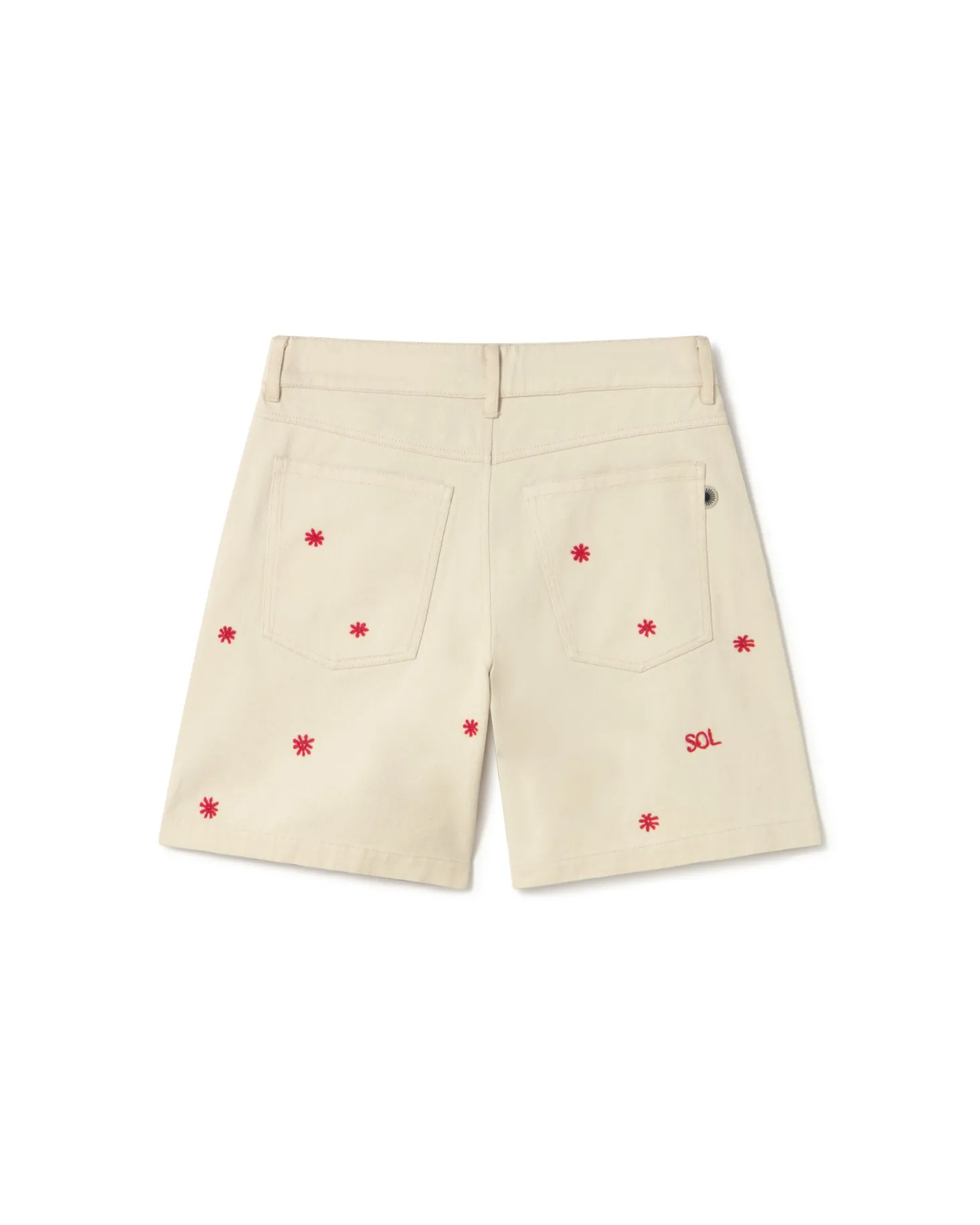 Shorts bordado a mano Luisa