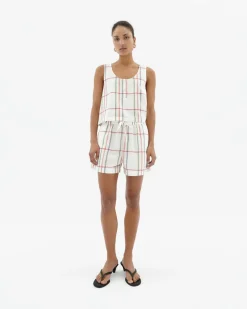 Shorts cuadros Geranio