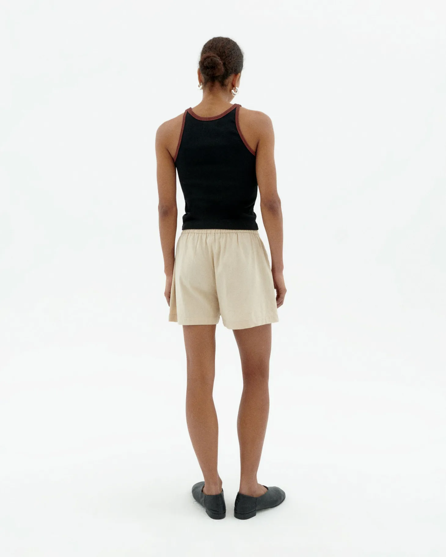 Shorts patched Geranio