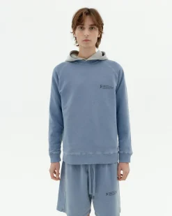 Sudadera unisex indigo tinte natural
