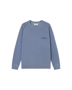 Sudadera unisex indigo tinte natural