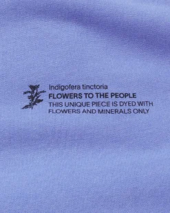 Sudadera unisex violeta tinte natural