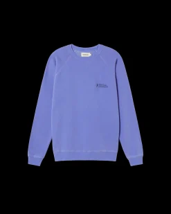 Sudadera unisex violeta tinte natural