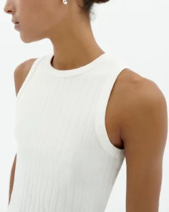 Tank top blanco Ecovero Turkana