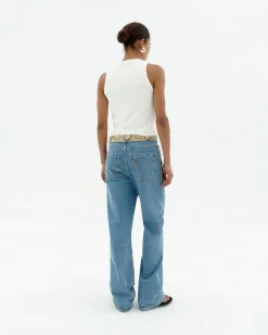 Tank top blanco Ecovero Turkana