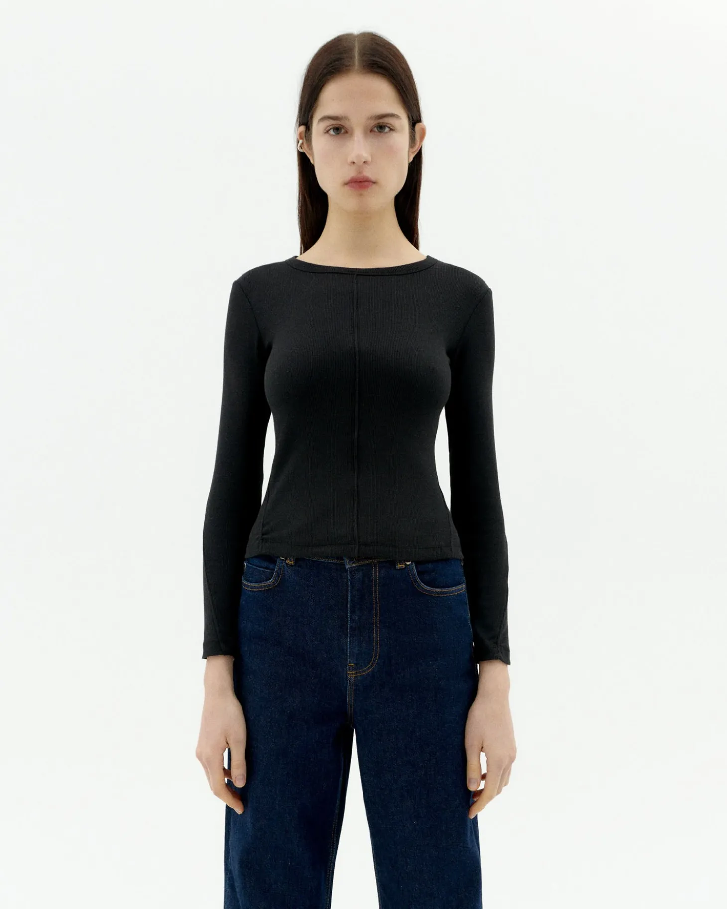 Top algodón modal negro Susan