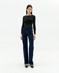 Top algodón modal negro Susan