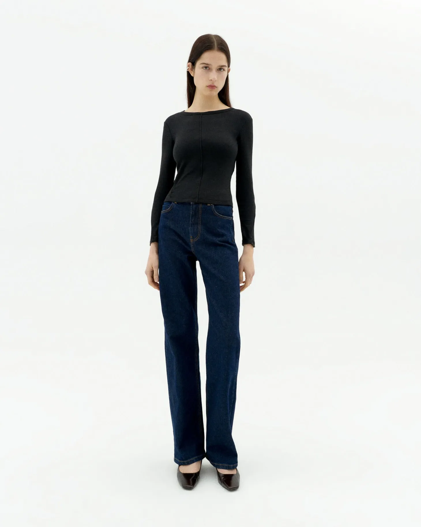 Top algodón modal negro Susan
