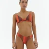 Top bikini rayas firesand Tropea