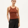 Top halter marrón Harriet