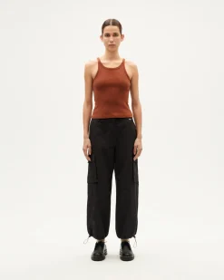 Top halter marrón Harriet